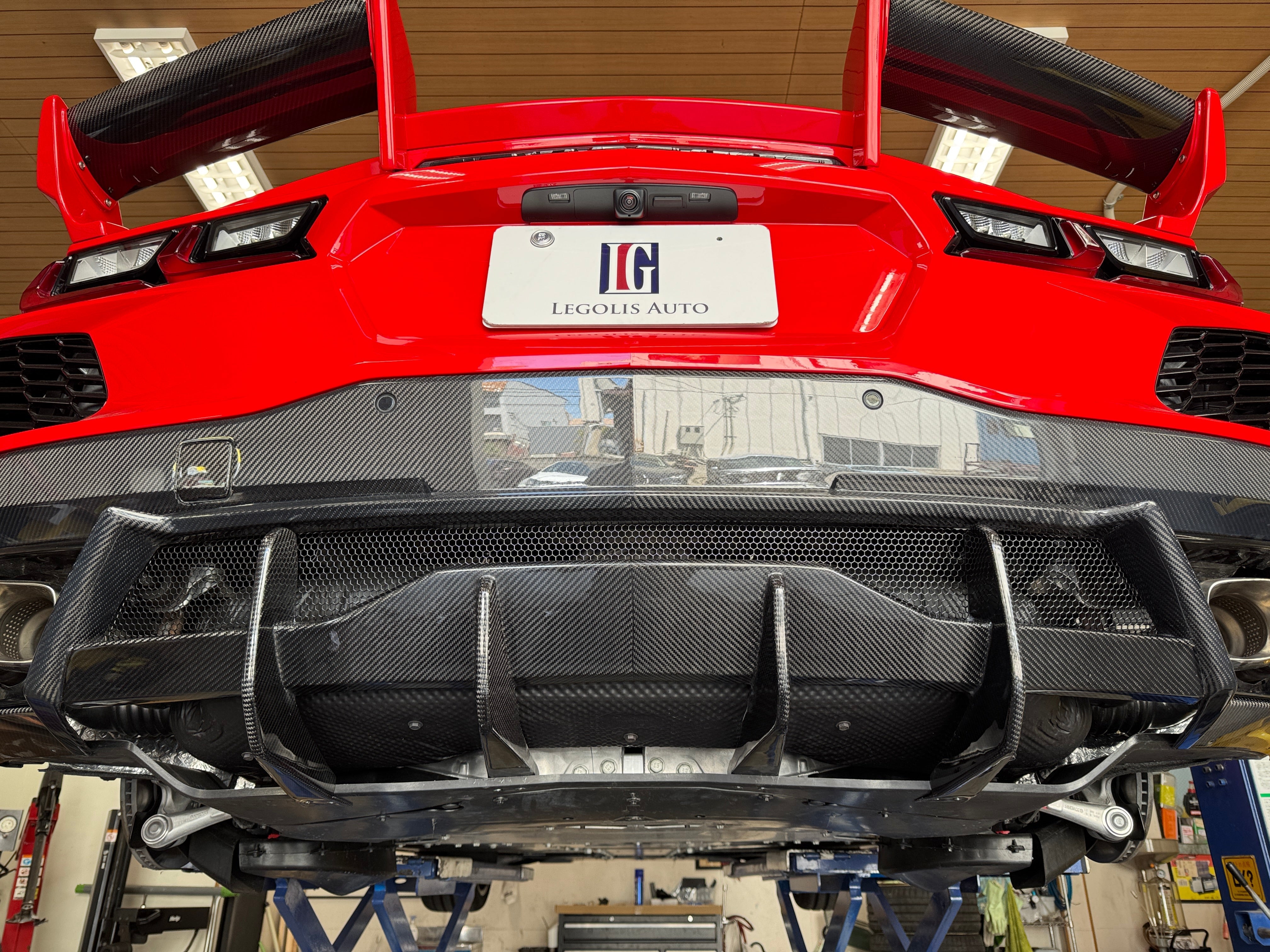 L-ONE製 ディフューザーフィン C8コルベット用