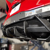 C8コルベット用 カーボンリアディフューザーフィン L-ONE製